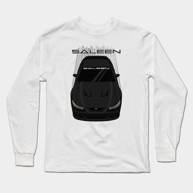 Ford Mustang Saleen SN95 - 1999-2004 - Black Long Sleeve T-Shirt by V8social